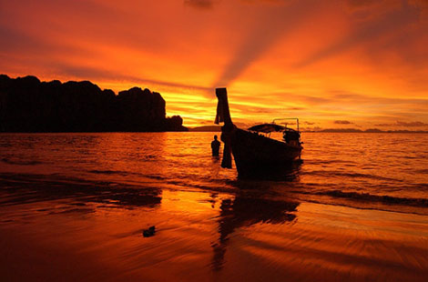 phang nga sunset