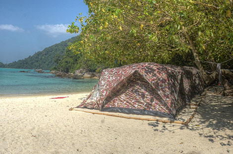 camping in the surin islands